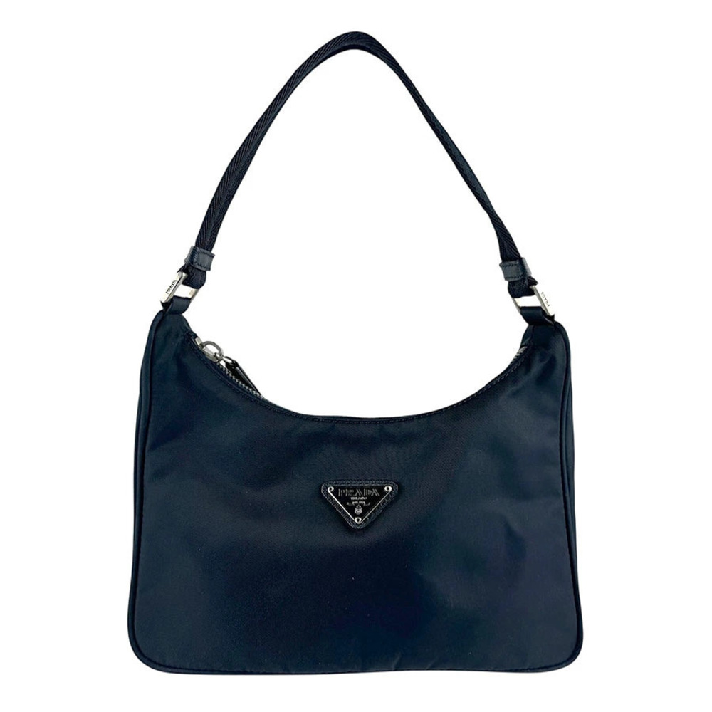 Prada Tessuto Saffiano Handbag Navy Blue